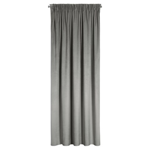 ZASŁONA GOTOWA MARLEN NA TAŚMIE 140 X 270 CM STALOWY ZASŁONA GOTOWA MARLEN NA TAŚMIE 140 X 270 CM STALOWY