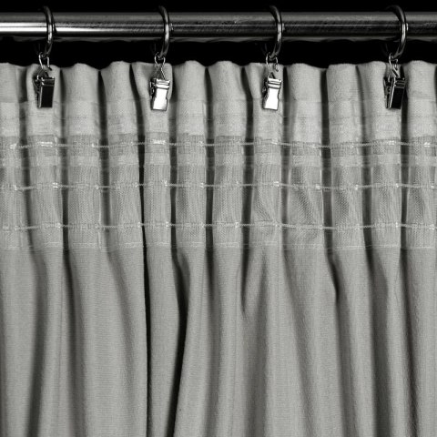 ZASŁONA GOTOWA MARLEN NA TAŚMIE 140 X 270 CM STALOWY ZASŁONA GOTOWA MARLEN NA TAŚMIE 140 X 270 CM STALOWY