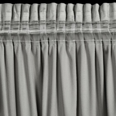 ZASŁONA GOTOWA MARLEN NA TAŚMIE 140 X 270 CM STALOWY ZASŁONA GOTOWA MARLEN NA TAŚMIE 140 X 270 CM STALOWY