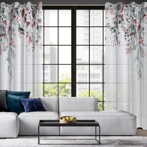 ZASŁONA GOTOWA MEG 140 X 260 CM BIAŁY ZASŁONA GOTOWA MEG 140 X 260 CM BIAŁY