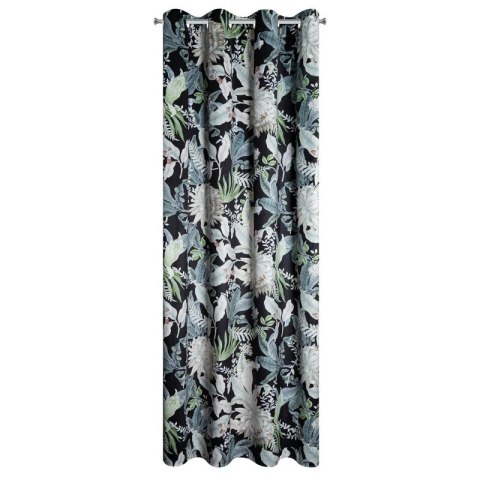 ZASŁONA GOTOWA SALLY 140 X 270 CM CZARNY ZASŁONA GOTOWA SALLY 140 X 270 CM CZARNY
