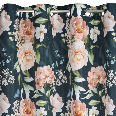 ZASŁONA GOTOWA SALMA 140 X 270 CM CZARNY ZASŁONA GOTOWA SALMA 140 X 270 CM CZARNY