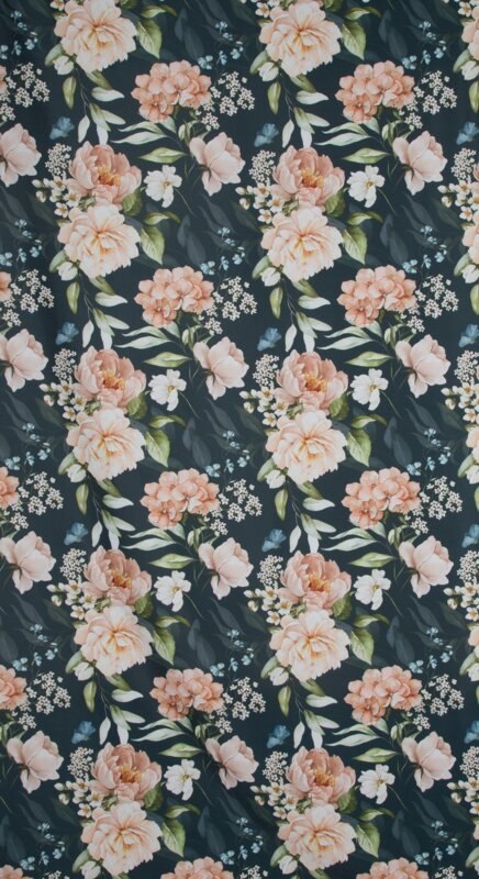 ZASŁONA GOTOWA SALMA 140 X 270 CM CZARNY ZASŁONA GOTOWA SALMA 140 X 270 CM CZARNY