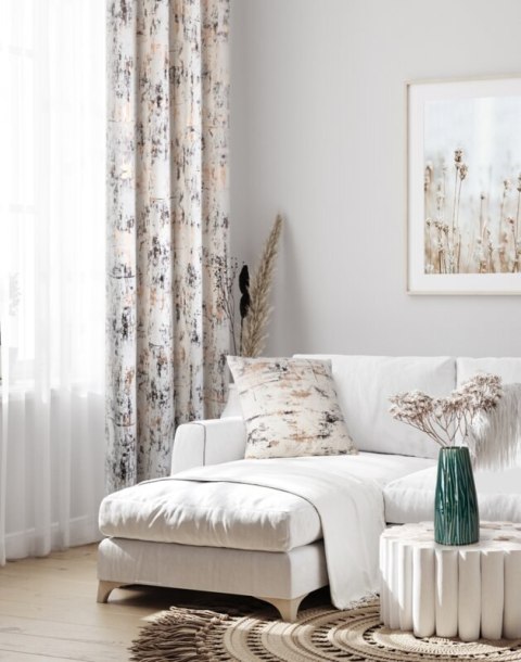 ZASŁONA GOTOWA TONIA 140 X 250 CM KREMOWY ZASŁONA GOTOWA TONIA 140 X 250 CM KREMOWY