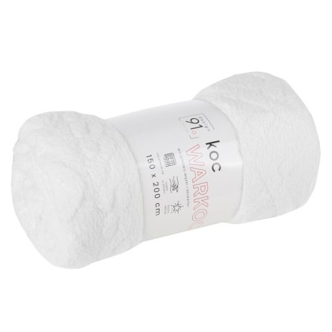 KOC D91 WARKOCZ 200 X 220 CM BIAŁY KOC D91 WARKOCZ 200 X 220 CM BIAŁY