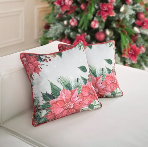 POSZEWKA ŚWIATECZNA JINGLE37 45 X 45 CM RÓŻOWY POSZEWKA ŚWIATECZNA JINGLE37 45 X 45 CM RÓŻOWY