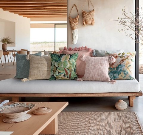 POSZEWKA SZENIL 4 45 X 45 CM SREBRNY POSZEWKA SZENIL 4 45 X 45 CM SREBRNY