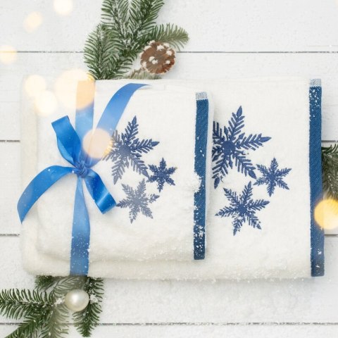RĘCZNIK ŚWIATECZNY CAROL01 70 X 140 CM BIAŁY RĘCZNIK ŚWIATECZNY CAROL01 70 X 140 CM BIAŁY