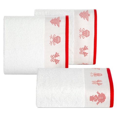 RĘCZNIK ŚWIATECZNY NOEL01 70 X 140 CM BIAŁY RĘCZNIK ŚWIATECZNY NOEL01 70 X 140 CM BIAŁY