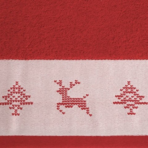 RĘCZNIK ŚWIATECZNY NOEL02 70 X 140 CM CZERWONY RĘCZNIK ŚWIATECZNY NOEL02 70 X 140 CM CZERWONY