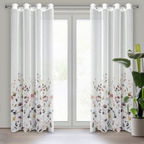 ZASŁONA GOTOWA D91 LAVIN 140 X 250 CM BIAŁY ZASŁONA GOTOWA D91 LAVIN 140 X 250 CM BIAŁY