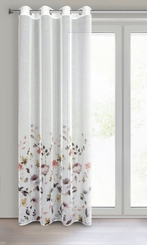 ZASŁONA GOTOWA D91 LAVIN 140 X 250 CM BIAŁY ZASŁONA GOTOWA D91 LAVIN 140 X 250 CM BIAŁY