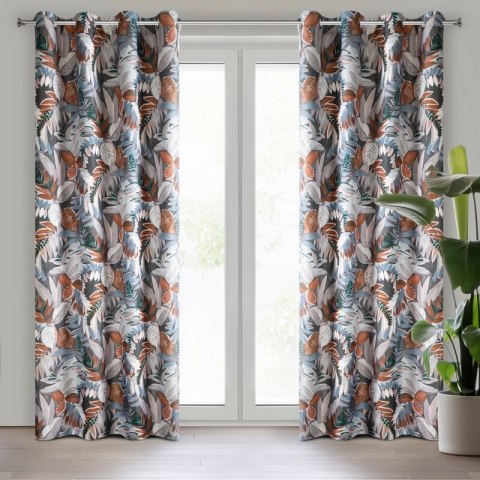 ZASŁONA GOTOWA MARILA 140 X 270 CM STALOWY ZASŁONA GOTOWA MARILA 140 X 270 CM STALOWY
