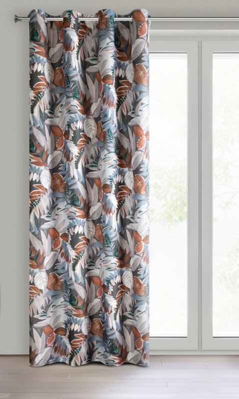 ZASŁONA GOTOWA MARILA 140 X 270 CM STALOWY ZASŁONA GOTOWA MARILA 140 X 270 CM STALOWY