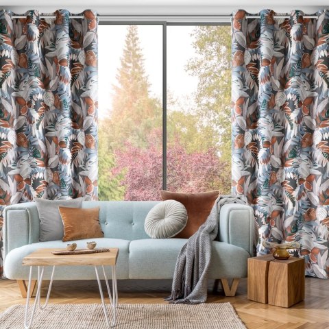 ZASŁONA GOTOWA MARILA 140 X 270 CM STALOWY ZASŁONA GOTOWA MARILA 140 X 270 CM STALOWY