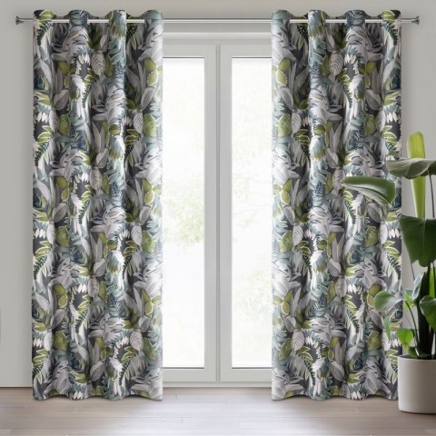 ZASŁONA GOTOWA MARILA 140 X 270 CM STALOWY ZASŁONA GOTOWA MARILA 140 X 270 CM STALOWY