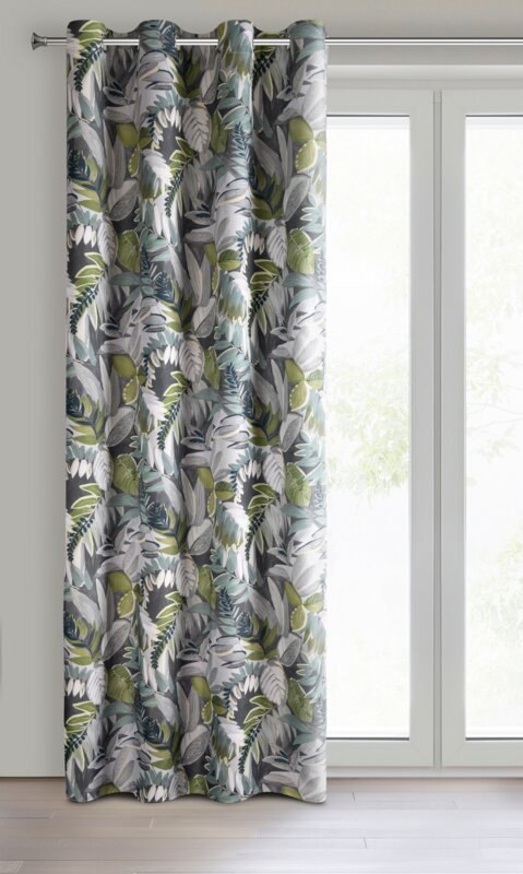 ZASŁONA GOTOWA MARILA 140 X 270 CM STALOWY ZASŁONA GOTOWA MARILA 140 X 270 CM STALOWY