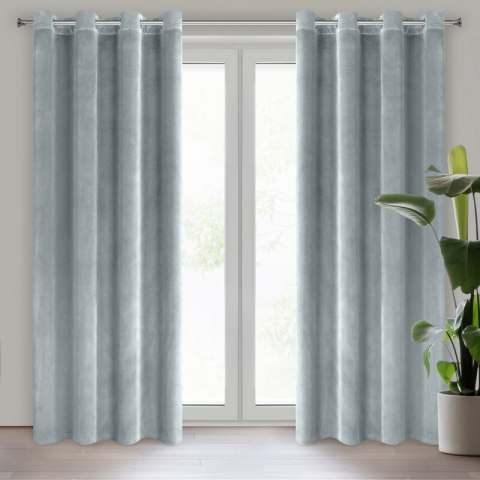 ZASŁONA GOTOWA SAMANTA 140 X 250 CM SZARY ZASŁONA GOTOWA SAMANTA 140 X 250 CM SZARY