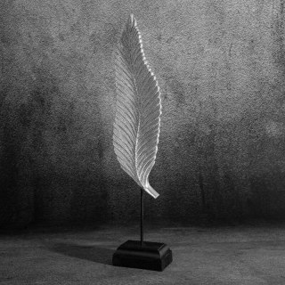 FIGURKA DEKORACYJNA ELDO 12 X 8 X 55 CM SREBRNY