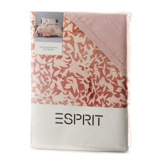 KOMPLET POŚCIELI ESPRIT 01 160 X 200 CM PUDROWY RÓŻ