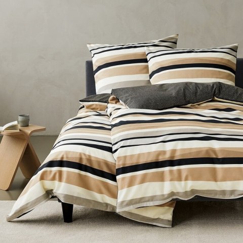 KOMPLET POŚCIELI ESPRIT 04 220 X 200 CM BEŻOWY KOMPLET POŚCIELI ESPRIT 04 220 X 200 CM BEŻOWY