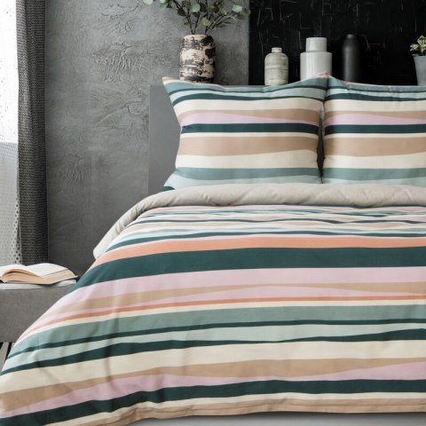 KOMPLET POŚCIELI ESPRIT 04 220 X 200 CM BEŻOWY KOMPLET POŚCIELI ESPRIT 04 220 X 200 CM BEŻOWY