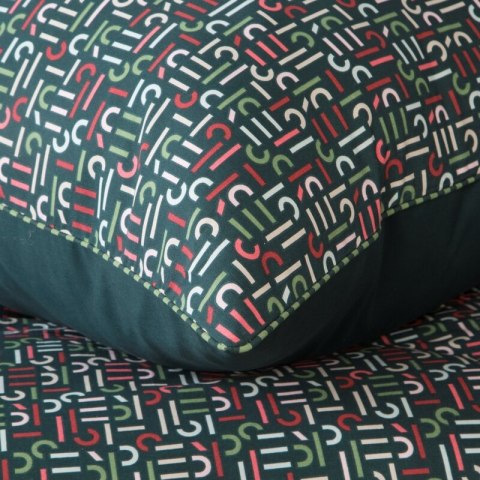 KOMPLET POŚCIELI ESPRIT 06 220 X 200 CM CIEMNOZIELONY KOMPLET POŚCIELI ESPRIT 06 220 X 200 CM CIEMNOZIELONY