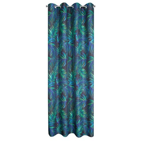 ZASŁONA GOTOWA D91 PALMS 01 140 X 250 CM CZARNY ZASŁONA GOTOWA D91 PALMS 01 140 X 250 CM CZARNY
