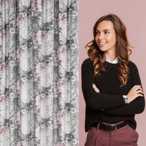 ZASŁONA GOTOWA LUCIA NA TAŚMIE 140 X 270 CM KREMOWY ZASŁONA GOTOWA LUCIA NA TAŚMIE 140 X 270 CM KREMOWY