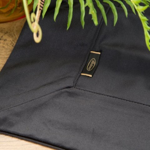 OBRUS VELVET 145 X 220 CM CZARNY OBRUS VELVET 145 X 220 CM CZARNY