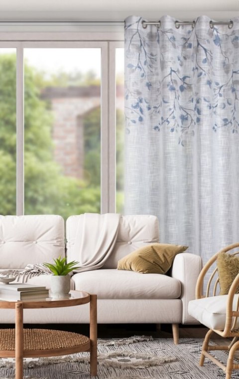 ZASŁONA GOTOWA ANA 140 X 250 CM BIAŁY ZASŁONA GOTOWA ANA 140 X 250 CM BIAŁY