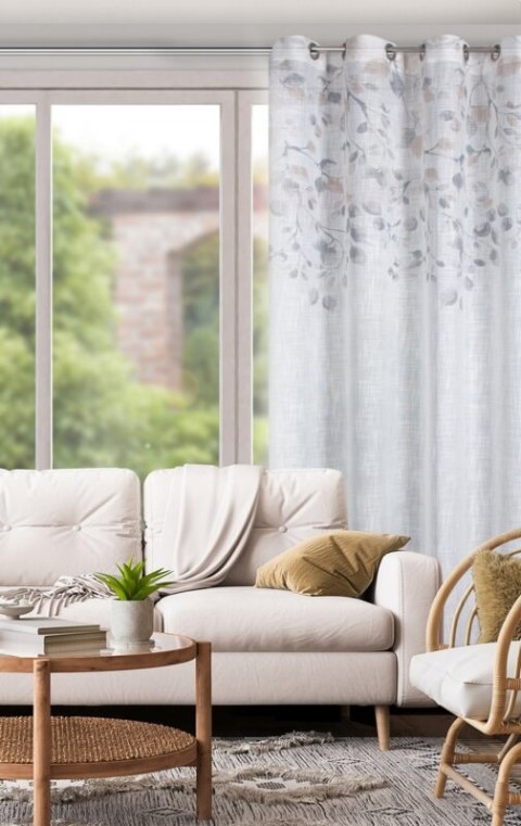 ZASŁONA GOTOWA ANA 140 X 250 CM BIAŁY ZASŁONA GOTOWA ANA 140 X 250 CM BIAŁY