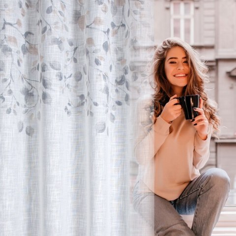 ZASŁONA GOTOWA ANA 140 X 250 CM BIAŁY ZASŁONA GOTOWA ANA 140 X 250 CM BIAŁY