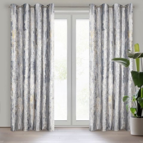 ZASŁONA GOTOWA GRACE 140 X 250 CM SZARY ZASŁONA GOTOWA GRACE 140 X 250 CM SZARY