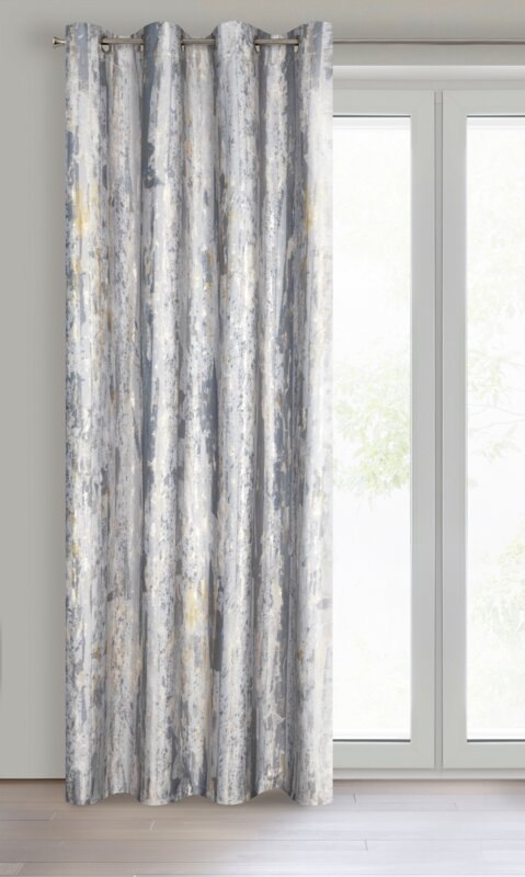 ZASŁONA GOTOWA GRACE 140 X 250 CM SZARY ZASŁONA GOTOWA GRACE 140 X 250 CM SZARY