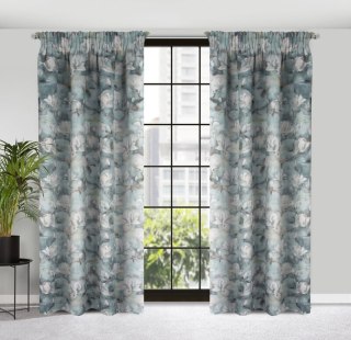 ZASŁONA GOTOWA GRACJA NA TAŚMIE 140 X 270 CM STALOWY