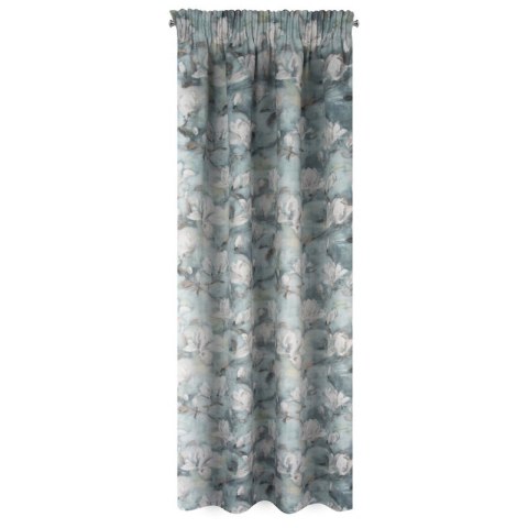 ZASŁONA GOTOWA GRACJA NA TAŚMIE 140 X 270 CM STALOWY ZASŁONA GOTOWA GRACJA NA TAŚMIE 140 X 270 CM STALOWY