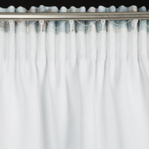 ZASŁONA GOTOWA GRACJA NA TAŚMIE 140 X 270 CM STALOWY ZASŁONA GOTOWA GRACJA NA TAŚMIE 140 X 270 CM STALOWY