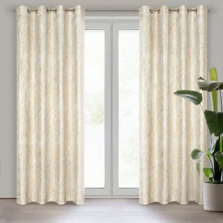 ZASŁONA GOTOWA MALIA 140 X 250 CM KREMOWY