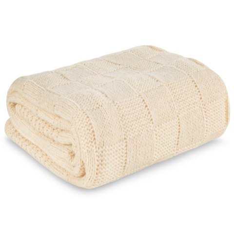 KOC PLED 2 130 X 170 CM BEŻOWY KOC PLED 2 130 X 170 CM BEŻOWY