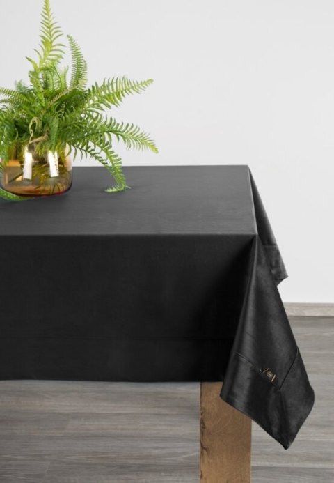 OBRUS VELVET 145 X 180 CM CZARNY OBRUS VELVET 145 X 180 CM CZARNY