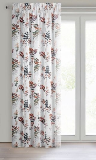 ZASŁONA GOTOWA MARINA NA TAŚMIE 140 X 270 CM BIAŁY