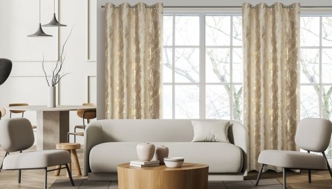 ZASŁONA GOTOWA MELODY 140 X 250 CM BEŻOWY ZASŁONA GOTOWA MELODY 140 X 250 CM BEŻOWY