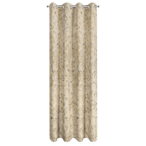 ZASŁONA GOTOWA ODETA 135 X 250 CM BEŻOWY ZASŁONA GOTOWA ODETA 135 X 250 CM BEŻOWY
