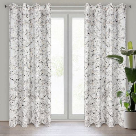 ZASŁONA GOTOWA ODETA 135 X 250 CM BIAŁY ZASŁONA GOTOWA ODETA 135 X 250 CM BIAŁY