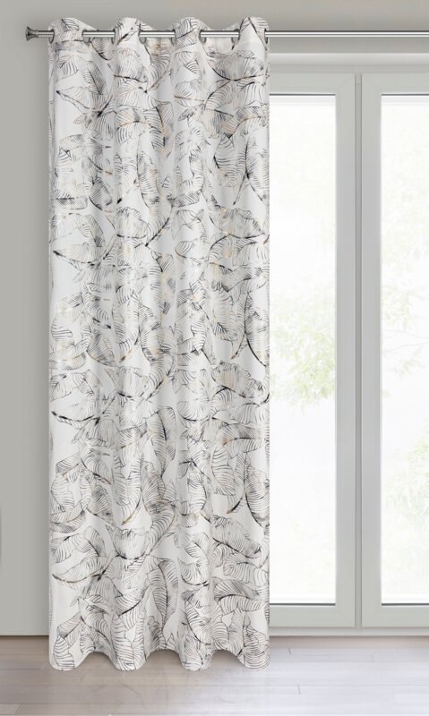 ZASŁONA GOTOWA ODETA 135 X 250 CM BIAŁY ZASŁONA GOTOWA ODETA 135 X 250 CM BIAŁY