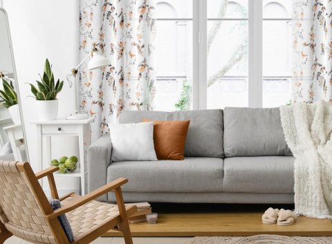 ZASŁONA GOTOWA RIKI 140 X 250 CM BIAŁY ZASŁONA GOTOWA RIKI 140 X 250 CM BIAŁY