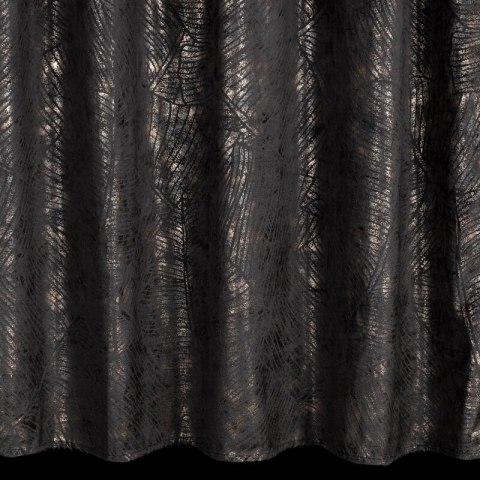 ZASŁONA GOTOWA TULIA NA TAŚMIE 135 X 270 CM CZARNY