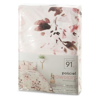 POŚCIEL D91 POWDERY 160 X 200 CM BIAŁY