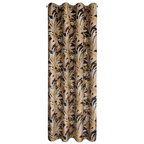 ZASŁONA GOTOWA ADEL 140 X 250 CM CZARNY ZASŁONA GOTOWA ADEL 140 X 250 CM CZARNY